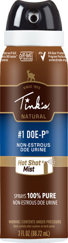 Tinks Deer Lure #1 Doe-P Non – 3 oz Aerosol Spray for Long-Range Attraction