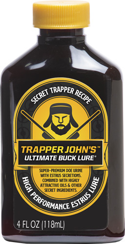 Wildlife Research WRC Deer Lure Trapper John’s – 4 oz All-Season Scent with Estrus Secretions