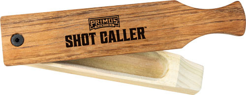 Primos Turkey Box Call Shot - Mechanical Hardwood Double-Sided Hunting Call