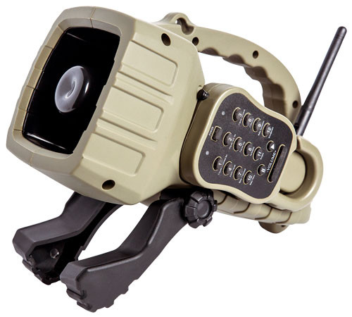 Primos Electronic Predator Decoy Model 3851 - Preloaded with 10 Randy Anderson Calls, Magnetic Attachment, Tan