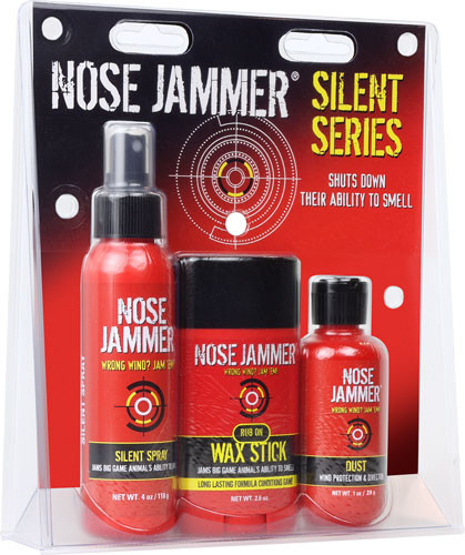 Nose Jammer Silent Series Cover Scent with Dust Wind Checker - Clam Pack Kit
