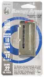 Savage Model 93 Series Stainless Steel 10-Round Magazine for .22 Magnum & .17 HMR