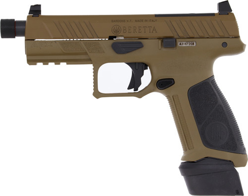 Beretta APX A1 FS 9mm 4.8-Inch Semi-Auto Pistol with 21-Round Magazines