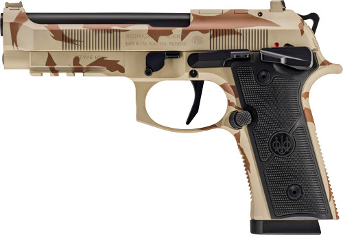 Beretta 92XI SAO FS 9mm Pistol with 4.7-Inch Barrel and Camo Finish