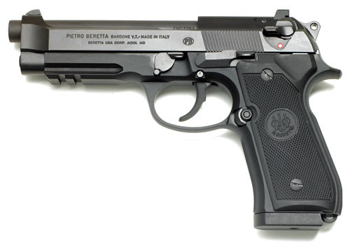 Beretta 96A1 .40 S&W Semi-Auto Pistol with 4.9-inch Barrel and Three Magazines