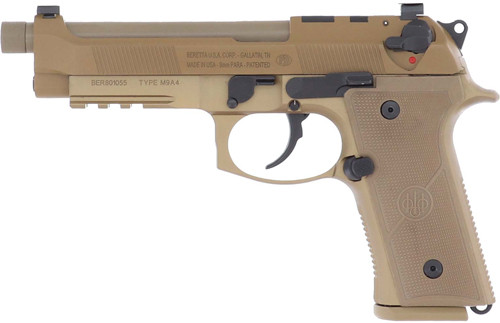 Beretta M9A4 G 9mm Semi-Auto Pistol with 5.1-inch Barrel and Night Sights