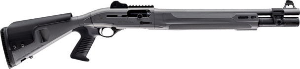 Beretta 1301 Tactical Semi-Auto Shotgun 12 Gauge with 18.5-Inch Barrel, Grey Synthetic Stock and Oversized Bolt Handle
