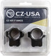 CZ-USA CZ 457 1-inch Aluminum Scope Rings - Matte Black, 11mm Dovetail