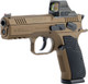 CZ-USA Shadow 2 Compact 9mm Semi-Auto Pistol with Optics Ready Frame and Holosun 508T-RD X2 Sight