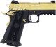 Girsan Witness 2311 9mm Semi-Auto Pistol with 3.4-inch Barrel, Black/Gold Finish, and Ambidextrous Safety