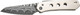CIVIVI Knife Vision FG 3.54" with Damascus Blade and Ivory G-10 Handle