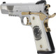 Girsan MC1911S Liberadore .38 Super Semi-Auto Pistol with Chrome Finish and Adjustable Sights