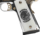 Girsan MC1911S Liberadore .38 Super Semi-Auto Pistol with Chrome Finish and Adjustable Sights