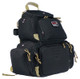 GPS Handgunner Backpack with Protective Foam Cradle and Secure Storage in Black/Tan