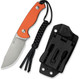 Civivi Timberbark 3.2-Inch Fixed Blade Knife with Orange G-10 Handle
