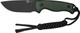 CIVIVI Timberbark 3.2-Inch Fixed Blade Knife with Green Micarta Handle