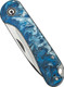 CIVIVI Elementum Slip Knife with Carbon Steel Blade and Blue Ocean Resin Handle