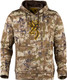 Browning Tech Hoodie LS - X-Large Camouflage Long Sleeve Polyester Hoodie with Kangaroo Pass and Buckmark Logo