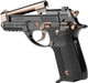 Girsan MC14T Colorway .380 ACP Pistol with Rose Gold Controls and Gloss Black Frame