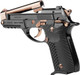 Girsan MC14T Colorway .380 ACP Pistol with Rose Gold Controls and Gloss Black Frame