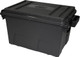 MTM Tactical Pistol Handgun Case - Holds 4 Guns, Grey Plastic Storage