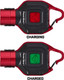 Streamlight Pocket Mate USB Compact EDC Light with Carabiner Clip - Red Aluminum Alloy Cap Light