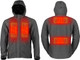 Mobile Warming Men's Adventure Long Sleeve Jacket X-Large in Heather Gray with Battery & App Compatibility
