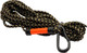 HME Products TMHR Hoist Rope with PVC-Coated Carabiner Hook and Reflective Wrap