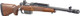 RIFLE 450 BUSHMASTER WALNUT