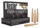 Nosler Bullets Trophy Grade LR 26 Cartridge - 129 Grain AccuBond Long Range Polymer Tipped Bullet