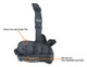 UTG Special Ops Drop-Leg Holster for Medium & Large Autos, Right Hand, Black Nylon PVCH178B