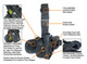 UTG Special Ops Drop-Leg Holster for Medium & Large Autos, Right Hand, Black Nylon PVCH178B