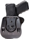 1791 Gunleather PDH2.3 Paddle Holster for 1911 5-inch Pistols - Black Leather, Multi-Fit
