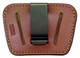 PSP Products Belt Slide Holster Tan for Small Auto Handguns - Multi Fit, Ambidextrous Design