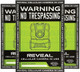 Tactacam Reveal No Trespassing Security Sign - Model S3