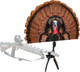 MOJO Outdoors Tail Chaser Max Turkey Decoy with Realistic Head and Foldable Design