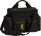 Browning Range Bag with Carry Handle - Rugged Ripstop Nylon Shell, 18"W x 12.5"H x 11"D, Black