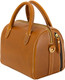 Cameleon S&W Barrel Bag in Brown Vegan Leather - Elegant Tote for Ladies