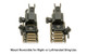 UTG TLSWPM01 Picatinny Rail QD Swivel Adapter with Offset - Precision Machined Aluminum Mount