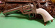 Cimarron Texas Rangers .45 Colt Revolver with Nickel Finish and Ivory Grips - Model P Pre-War Frame PP410LNTXR