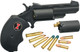 North American Arms NAA True Black Widow Combo .22LR/22WMR Revolver with Rubber Grips