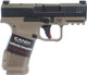 Canik Mete MC9 L 9mm Semi-Auto Pistol with Flat Dark Earth Frame and Black Slide