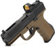 FMK Firearms Elite Pro Pistol 9mm with Fixed Sights, 4-Inch Barrel, Bronze Frame