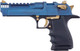 Desert Eagle L5 Series .50 AE Semi-Auto Pistol with Picatinny Rail, Black Frame and Blue Slide