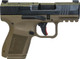 Canik Mete MC9 Cali 9mm Semi-Auto Pistol with Flat Dark Earth Frame and Black Slide