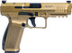 Canik Mete SFT 9mm Semi-Auto Pistol with Burnt Bronze Cerakote, 4.46-inch Barrel, 18-Round Magazines