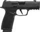 SIG P365X Macro 9mm Semi-Auto Pistol with 3.1-Inch Compensated Barrel, Black Finish, and Night Sights