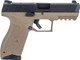 IWI Masada 9mm 4.1-Inch Semi-Auto Pistol with Flat Dark Earth Frame and Black Slide
