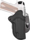 1791 Gunleather PDH1 Paddle Holster for 1911 5-Inch Pistols - Black Leather, Optics Ready