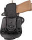 1791 Gunleather PDH2.4 Paddle Holster for Ruger Security 9 – Multi-Fit, Black Leather